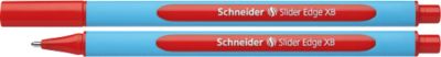 Kugelschreiber Slider Edge, XB, rot, 10 Stück
