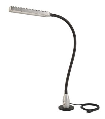 LED-Arbeitsleuchte Bauer & Böcker Fluter, 10 W, 950 lm, 5500 K, neigbar, dimmbar, Magnetfuß, IP65, L 850 mm, Aluminium, grau-schwarz