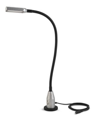 LED-Arbeitsleuchte Bauer & Böcker Glanzlicht, 3 W, 300 lm, 5500 K, neigbar, dimmbar, Magnetfuß, IP65, L 640 mm, Aluminium, grau-schwarz