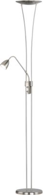 LED-Deckenfluter, nickel-matt