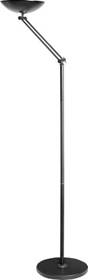 LED Deckenfluter Unilux FIRST ARTICULATED, 24 W, 2400 lm, 3000 K, schwenk- & neigbar, Stahl, schwarz