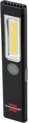 LED-Handleuchte brennenstuhl® PL 200 AC, 200 lm, 6500 K, bis 12 h, 5 Modi, Akkubetrieb, IP20, Metall, inkl. USB-Ladekabel, 10 Stück
