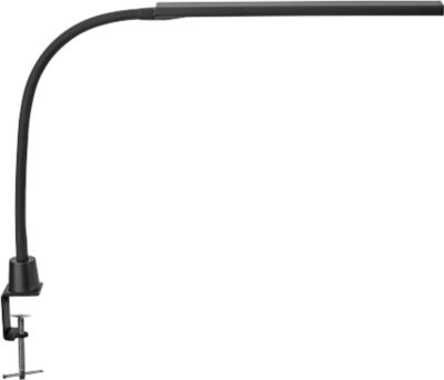 LED-Klemmleuchte MAULpirro, Leistung 7 W, 4-Stufen-Dimmer, 390 lm, schwenkbar, Klemmweite 45 mm, schwarz