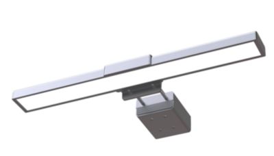 LED Klemmleuchte UNILUX Travelight, für Notebooks & Desktop Bildschirme, Leistung 4,5 W, 350 lm, 2900-5300 K, dimmbar, USB-Anschluss, Klemmweite 5-30 mm, schwarz