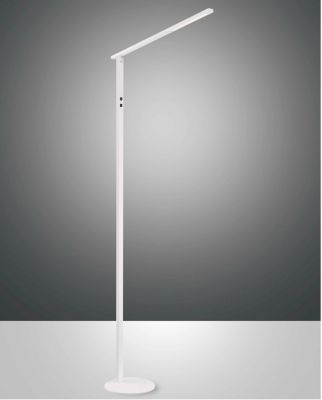 LED-Stehlampe Ideal, 10 W, 770 lm, dimmbar, IP20,  Ø 200 x H 1750 mm, Aluminium, weiß