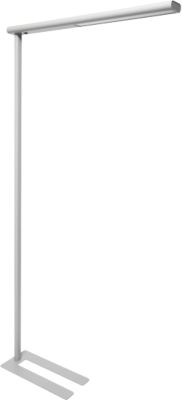 LED-Stehleuchte MAULjet, direktes/indirektes Licht, Leistung 51 W, 2617/3218 lm, weißaluminium RAL 9006