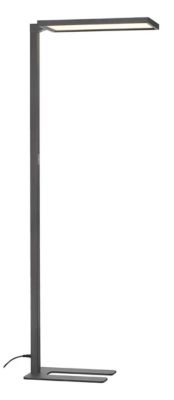 LED-Stehleuchte SLV Worklight, Touch-Dimmer, 7600 Lumen, 79 W, 200-240 V, PIR-Sensor, festverbaute LEDs, L 692 x B 310 x H 1950 mm, schwarz