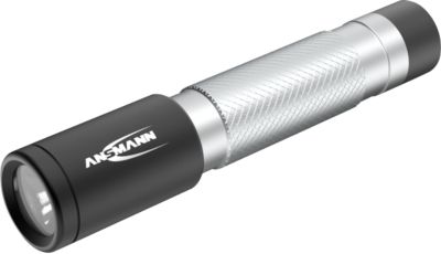 LED Taschenlampe Ansmann Daily Use 50B, inkl. 1× Micro AAA, 55 lm, 16,5 h, bis zu 36 m, L 85 x Ø 18 mm, Aluminiumgehäuse, schwarz-grau