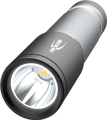 LED Taschenlampe Ansmann Daily Use 70B, inkl. 1× Mignon AA, 70 lm, 30 h, bis zu 67 m, L 92 x Ø 22 mm, Aluminiumgehäuse, schwarz-grau