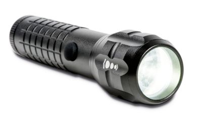 LED Taschenlampe Maul MAULkronos S, Leistung 3 W, 192 lm, bis 192 m, 3 bis 14 h, 3 Lichtstufen, IPX4, inkl. Batterien, Aluminium, schwarz