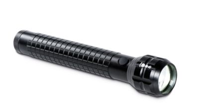 LED Taschenlampe Maul MAULkronos XL, Leistung 10 W, 419 lm, bis 295 m, 33 bis 100 h, 3 Lichtstufen, IPX4, inkl. Batterien, Aluminium, schwarz