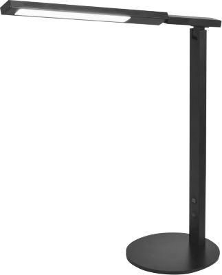LED-Tischleuchte IDEAL, Tastdimmer, 770 Lumen, 2700-5000 Kelvin, Aluminium, schwarz