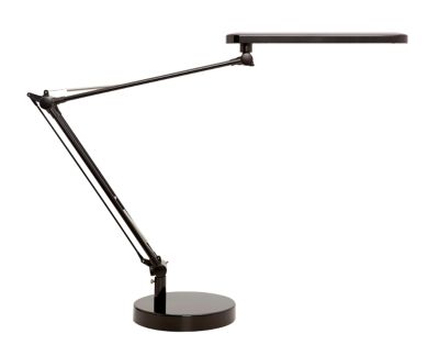 LED-Tischleuchte MAMBOLED, 7 W, 665 lm, mit Diffusor, dreh-u. neigbar, Sockel + Klemme, schwarz
