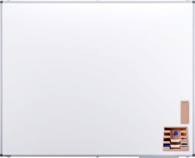 Legamaster Whiteboard PREMIUM, Hoch-/Querformat, Stahl weiß lackiert + Aluminiumrahmen, magnethaftend, mit umfangreichem Zubehör, B 1500 x H 1200 mm