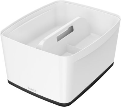 Leitz Ablagebox MyBox, DIN A4, für Utensilien, weiß/schwarz