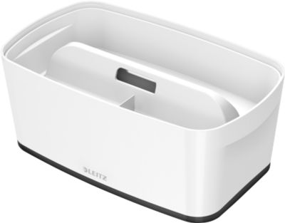 Leitz Ablagebox MyBox, DIN A5, für Utensilien, weiß/schwarz