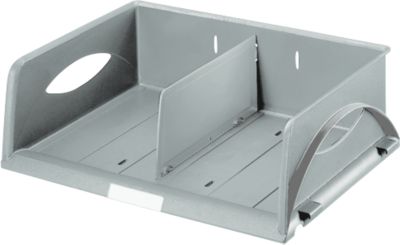 LEITZ® Ablagekorb Sorty, DIN A4 quer, Polystyrol, grau