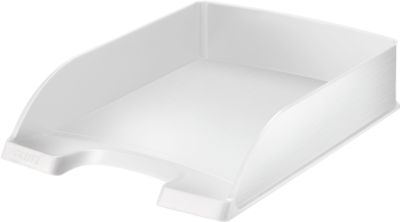 LEITZ® Ablagekorb Style, DIN A4, Kunststoff, arktik weiß, 5 Stück