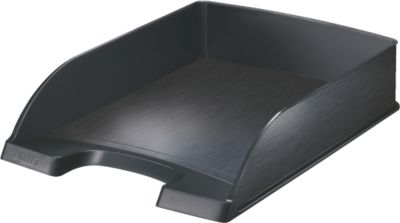 LEITZ® Ablagekorb Style, DIN A4, Kunststoff, satin schwarz, 5 stück