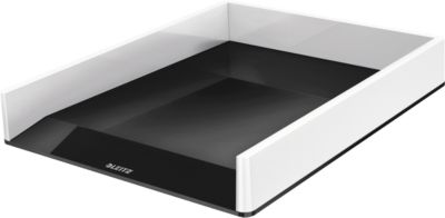 LEITZ® Ablagekorb WOW Duo Color, DIN A4, weiß/schwarz