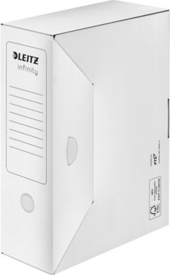 LEITZ Archivschachtel Infinity mit Verschlußlasche, 100 mm