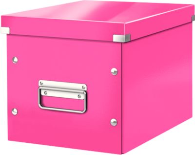 LEITZ® Aufbewahrungsbox Click + Store, für ovale/höhere Gegenstände 260 x 240 x 260 mm, pink