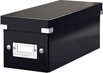 LEITZ® CD Ablagebox Serie Click + Store, schwarz