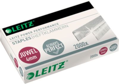 LEITZ® Heftklammern Juwel, 4 mm