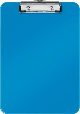 LEITZ® Klemmbrett WOW 3971, DIN A4, Polystyrol, mit Aufhängeöse, blau