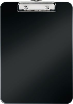 LEITZ® Klemmbrett WOW 3971, DIN A4, Polystyrol, mit Aufhängeöse, schwarz