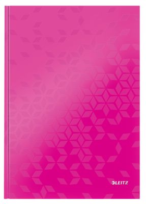 LEITZ Notizbuch WOW 4626, DIN A4, kariert, pink