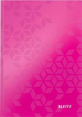 LEITZ Notizbuch WOW 4627, DIN A5, liniert, pink