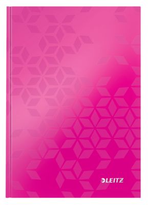 LEITZ Notizbuch WOW 4628, DIN A5, kariert, pink
