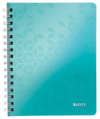 LEITZ Notizbuch WOW 4639, DIN A5, liniert, eisblau