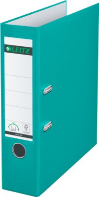 LEITZ® Ordner 1010, DIN A4, Rückenbreite 80 mm, 20 Stück, türkis