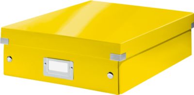 LEITZ® Organisationsbox Click + Store, mittel, gelb