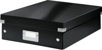 LEITZ® Organisationsbox Click + Store, mittel, schwarz