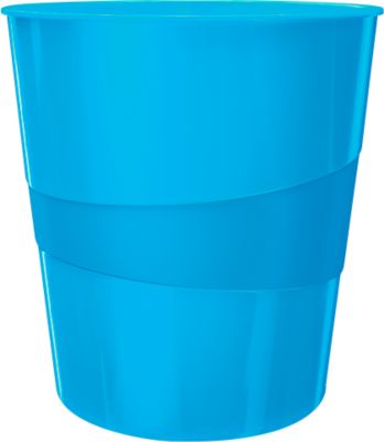 LEITZ® Papierkorb WOW, 15 Liter, blau