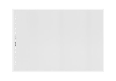 Leitz® Prospekthüllen Recycle, DIN A3, Universallochung, dokumentenecht, 100 % recycelbar, transparent, 25 Stück