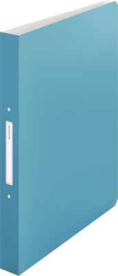 Leitz® Ringbuch Cosy, A4-Format, 2-Ring-Mechanik für bis zu 190 Blatt, mit Rückenschild, Polypropylen, blau