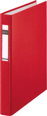 LEITZ® Ringbuch, DIN A4, 2-Ring-Mechanik, Rückenbreite 40 mm, rot