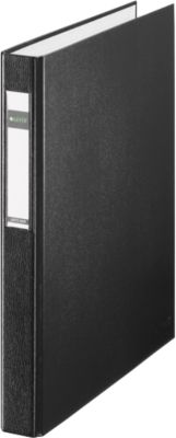 LEITZ® Ringbuch, DIN A4, 2-Ring-Mechanik, Rückenbreite 40 mm, schwarz