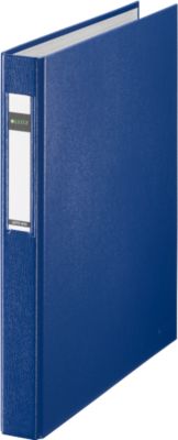 LEITZ® Ringbuch, DIN A4, 4-Ring-Mechanik, Rückenbreite 40 mm, überbreit, blau