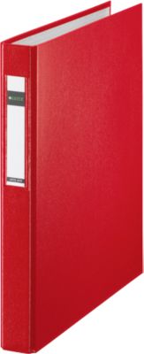 LEITZ® Ringbuch, DIN A4, 4-Ring-Mechanik, Rückenbreite 40 mm, überbreit, rot