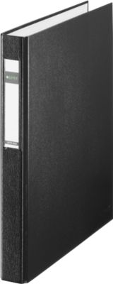 LEITZ® Ringbuch, DIN A4, 4-Ring-Mechanik, Rückenbreite 40 mm, überbreit, schwarz