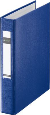 LEITZ® Ringbuch, DIN A5, 2-Ring-Mechanik, Rückenbreite 40 mm, blau