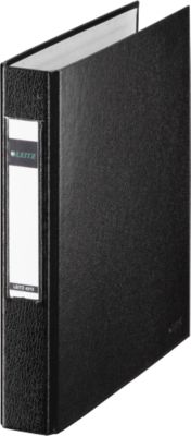 LEITZ® Ringbuch, DIN A5, 2-Ring-Mechanik, Rückenbreite 40 mm, schwarz