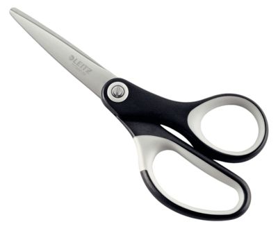 LEITZ® Schere Titanium 5415, ergonomischer Griff, für Links/Rechtshänder, L 150 mm, titanbeschichteter Stahl/Kunststoff, schwarz