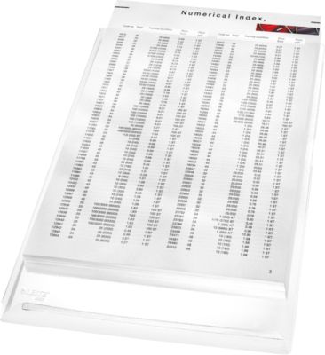 LEITZ® Sichthülle Maxi, DIN A4, genarbt, 5 Stück
