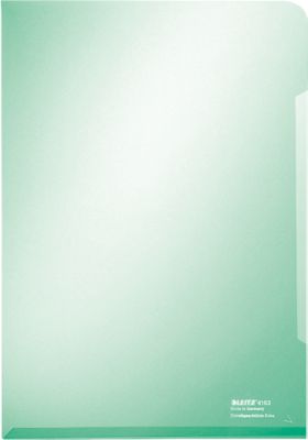 LEITZ® Sichthülle Premium 4153, DIN A4, glatt, 100 Stück, grün